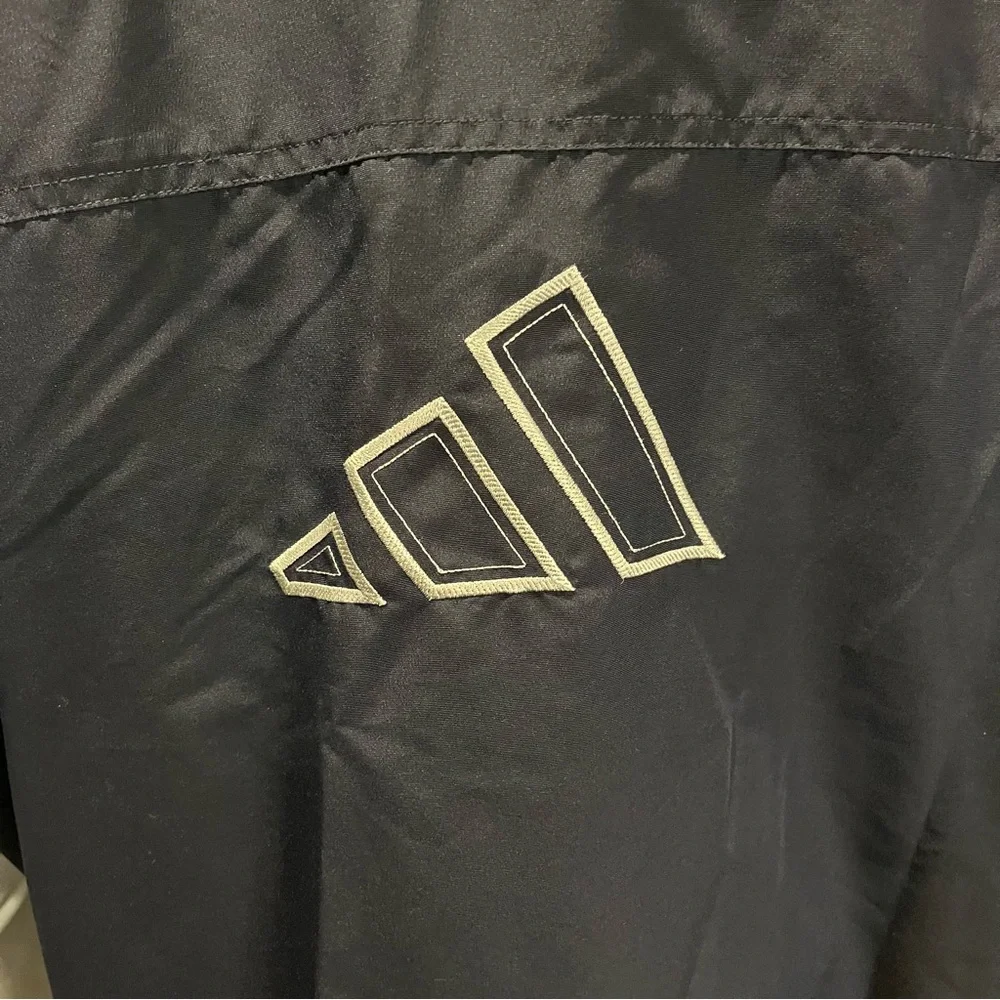 🐠ADIDAS VINTAGE Y2K BLUE TWO TONED FULL ZIP JACKET SIZE MEDIUM🐠